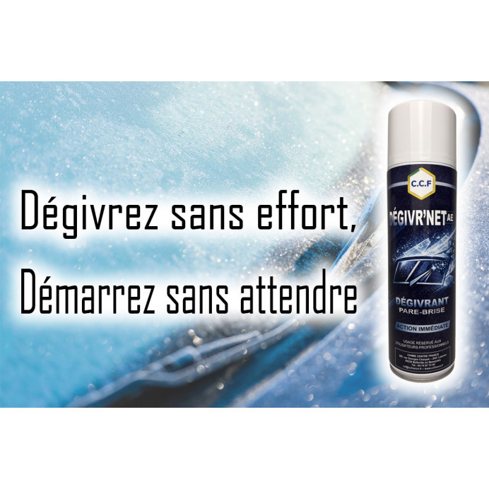 DEGIVR'NET AE : le dégivrant pare-brise qui fait fondre la glace en quelques secondes