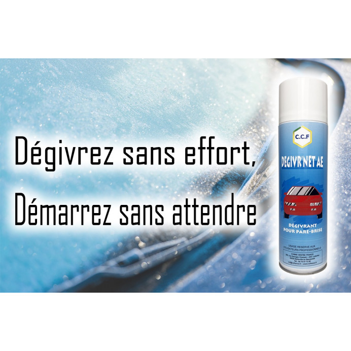 DEGIVR&#039;NET AE : le dégivrant pare-brise qui fait fondre la glace en quelques secondes