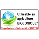 Utilisable en Agriculture Biologique