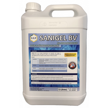 SANIGEL BV - Gel hydroalcoolique pour la désinfection des mains