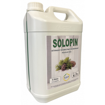 SOLOPIN - Détergent désinfectant désodorisant pour les sols 5L