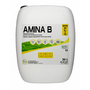 AMINA B - Engrais foliaire apportant du bore et de l&#039;azote sous forme d&#039;acides aminés