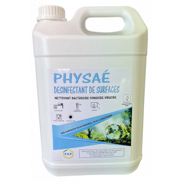 PHYSAE DESINFECTANT DE SURFACES - Nettoyant Bactéricide Fongicide Virucide – Contact alimentaire