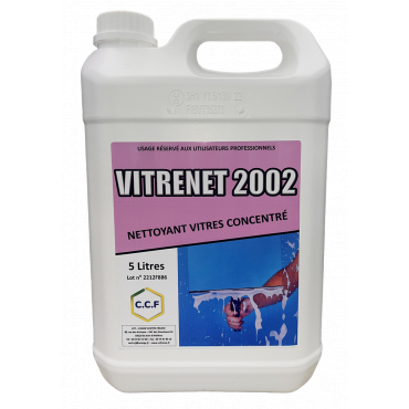 VITRENET 2002 - nettoyant vitres concentré 5L