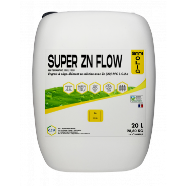 Engrais foliaire liquide extrêmement concentré en zinc sous forme de chlorure de zinc