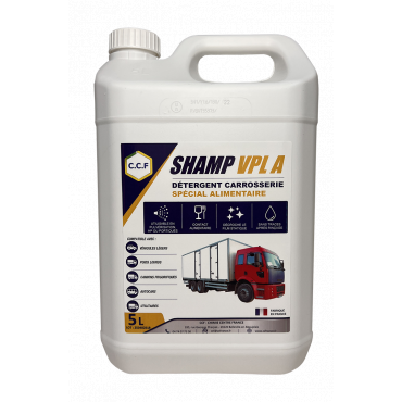 SHAMP VPL A - détergent carrosserie spécial alimentaire - 5L