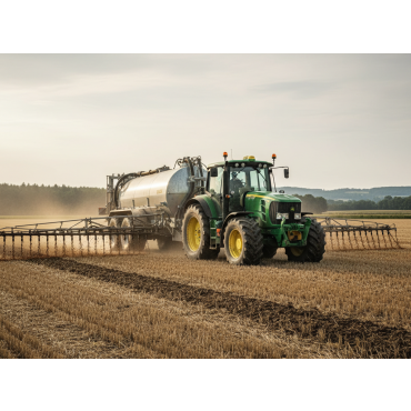 Engrais spécifique liquide permettant d’apporter de l’azote sous forme ammoniacale, du soufre et du carbone organique.