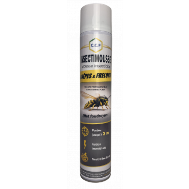 INSECTIMOUSSE - Mousse insecticide pour guêpes et frelons