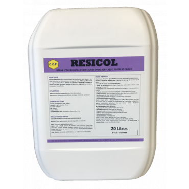 RESICOL - résine d&#039;accrochage pour ciment, vynil, acrylique, plâtre et chaux