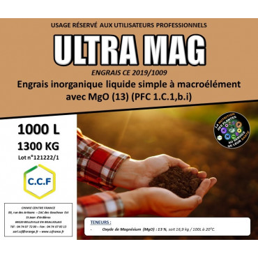 ULTRA MAG - Fertilisant hyper floculant à base de Magnésium