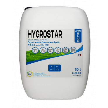 Engrais azoté à basse teneur liquide  N 8-0-0 avec SO3 (20)