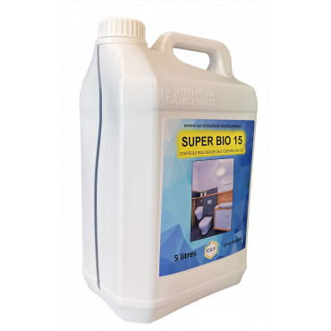 SUPER BIO 15 - contrôle biologique des odeurs en gel 5L