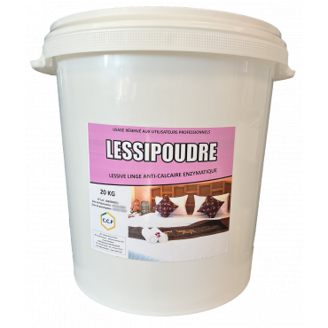 LESSIPOUDRE - lessive linge anti-calcaire enzymatique