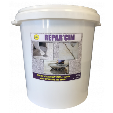 REPAR&#039;CIM - mortier hydraulique fibré et rapide pour réparation des bétons