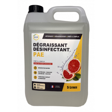 Détergent dégraissant désinfectant prêt à l'emploi - Parfum pamplemousse