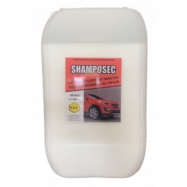 SHAMPOSEC - Nettoyant lustrant sans eau pour carrosserie - au téflon