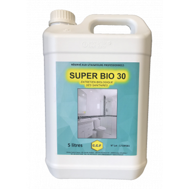 SUPER BIO 30 - entretien biologique des sanitaires