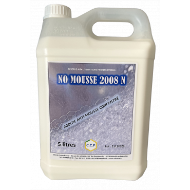 NO MOUSSE 2008 N - additif anti-mousse concentré 5L