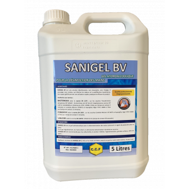 SANIGEL BV - Gel hydroalcoolique pour la désinfection des mains