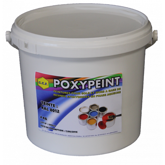 POXYPEINT - peintures pour sols et murs à base de résines époxydiques en phase aqueuse