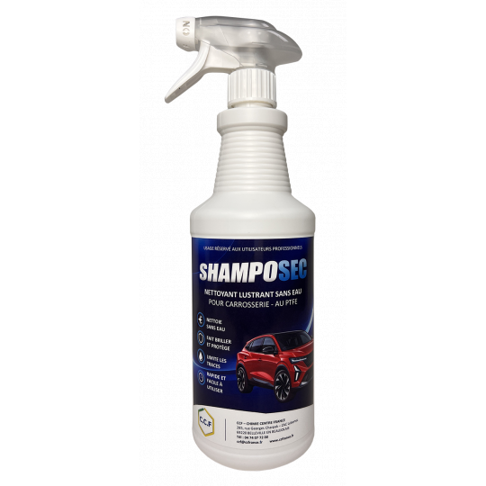 SHAMPOSEC - Nettoyant lustrant sans eau pour carrosserie