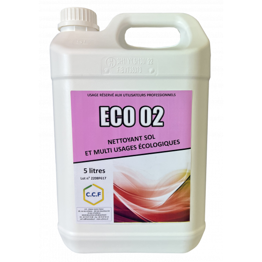 ECO 02 - nettoyant sols et multi-usages écologique