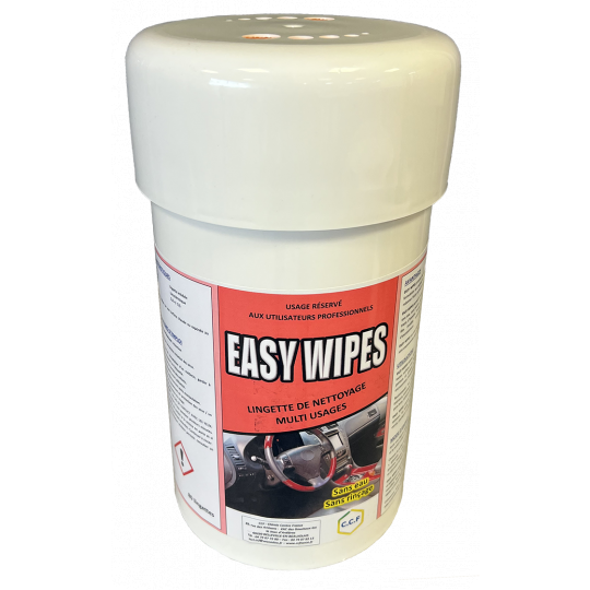 EASY WIPES - Lingette de nettoyage multi usages sans eau et sans rinçage