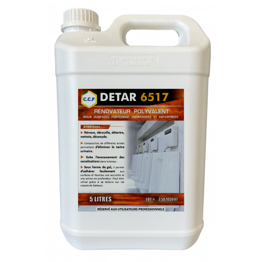 DETAR 6517 - rénovateur polyvalent pour surfaces fortement encrassées et entartrées 5L