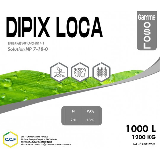 DIPIX LOCA - Engrais NP spécifique à localiser