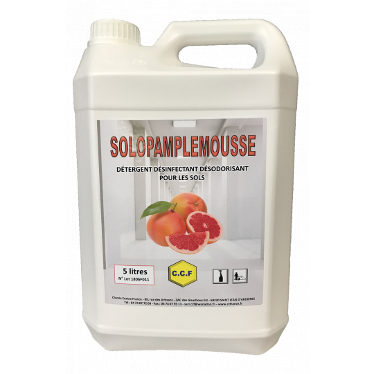 SOLOPAMPLEMOUSSE - détergent désinfectant désodorisant pour les sols