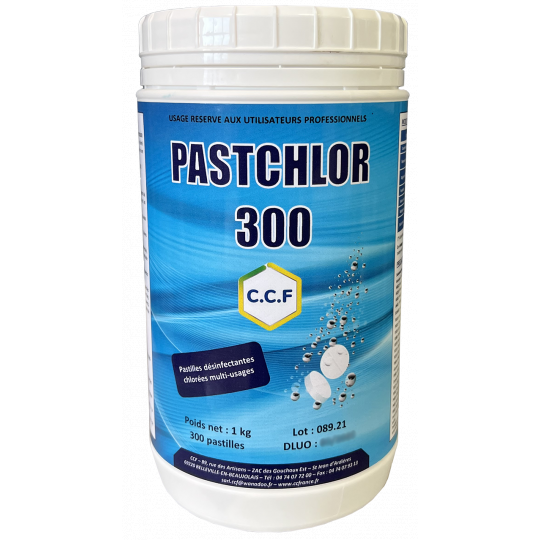 PASTCHLOR - Pastilles désinfectantes chlorées multi-usages