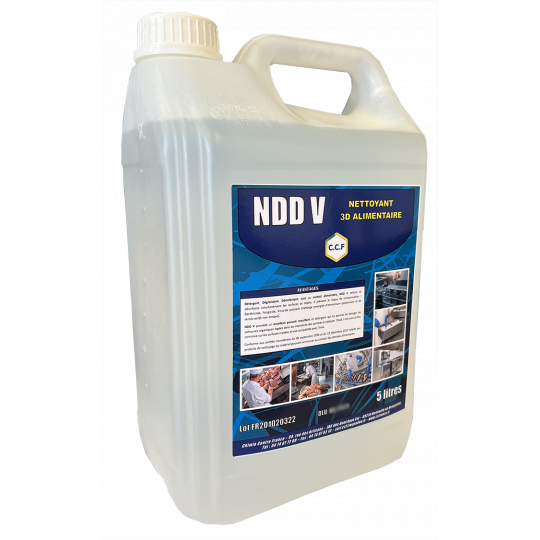 NDD V - Nettoyant 3D alimentaire 5L