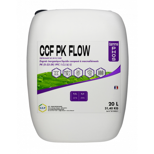 Engrais foliaire spécifique permettant d&#039;apporter du phosphore et du potassium