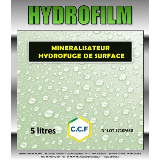 Minéralisateur hydrofuge de surface