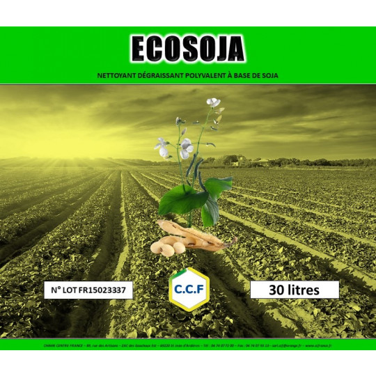 ECOSOJA - nettoyant, dégraissant polyvalent à base de soja