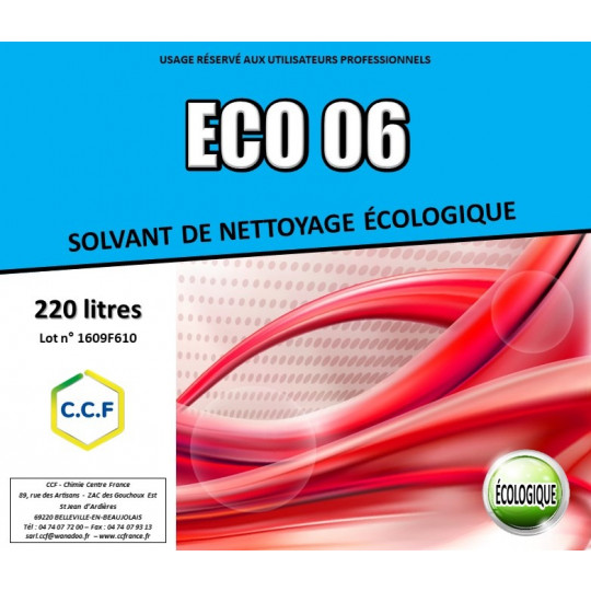 ECO 06 - Solvant de nettoyage écologique