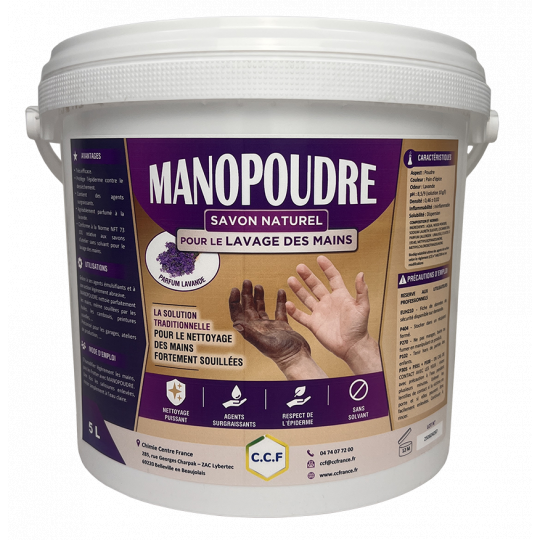 MANOPOUDRE - savon naturel pour le lavage des mains
