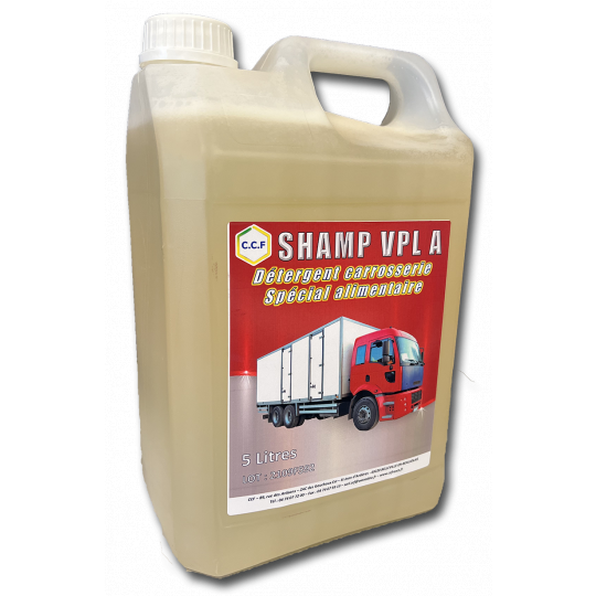 SHAMP VPL A - détergent carrosserie spécial alimentaire - 5L