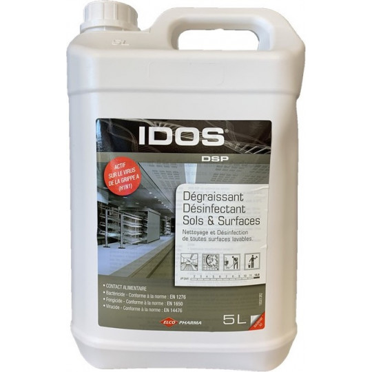 IDOS DSP - Détergent dégraissant désinfectant - Sols et surfaces