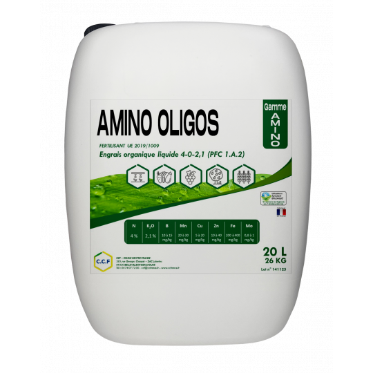 Engrais organique liquide spécifique pour un apport riche et varié en N, K2O et oligo-éléments