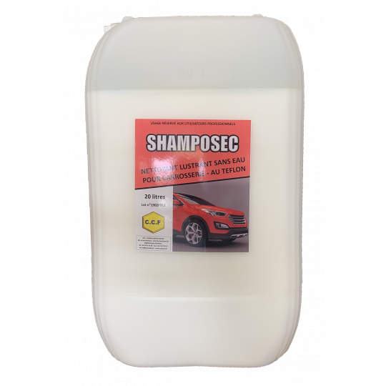 SHAMPOSEC - Nettoyant lustrant sans eau pour carrosserie - au téflon