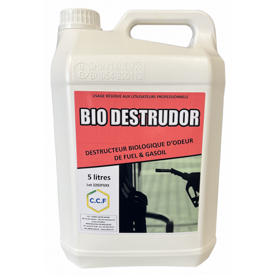 Destructeur biologique d&#039;odeur de fuel & gasoil