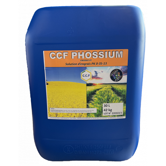 CCF PHOSSIUM - solution d&#039;engrais PK 0 - 30L