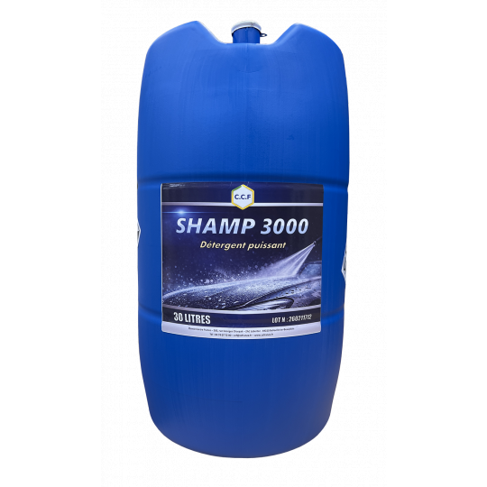 SHAMP 3000 - détergent puissant pour l'élimination du film statique avec action déperlante 30L