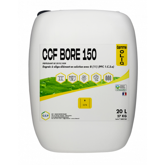 Engrais foliaire contenant du bore éthanolamine