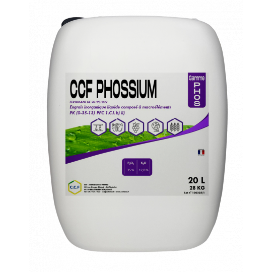 Engrais foliaire spécifique permettant d&#039;apporter du phosphore et du potassium