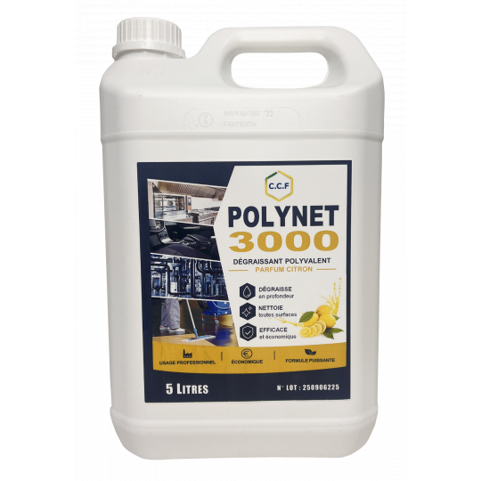 POLYNET 3000 - Dégraissant polyvalent citron