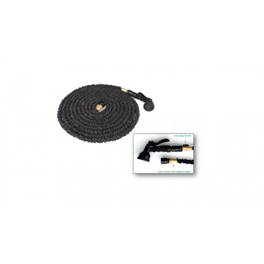 FLEXIPRO Black tuyau arrosage flexible extensible