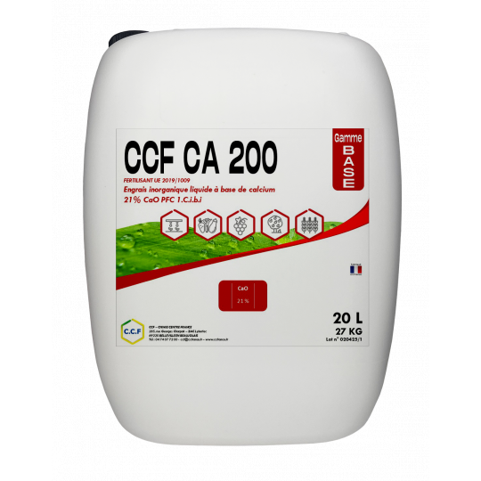 Engrais inorganique liquide à base de calcium 21% CaO