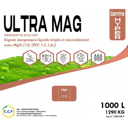 Fertilisant hyper floculant à base de Magnésium